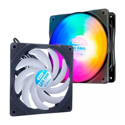 COOLER P/ GABINETE E CPU LUMINOSO LED FAN KP-VR314 KNUP