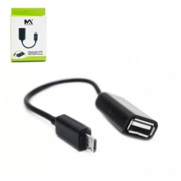 ADAPTADOR OTG V8 X USB FEMEA MAX-V8OTG MAXMIDIA #