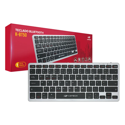 TECLADO BLUETOOH USB TIPO-C K-BT50BK C3TECH
