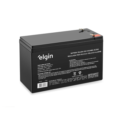 BATERIA 12V 7AH PARA NOBREAK SELADA DE CHUMBO VRLA 82293 ELGIN