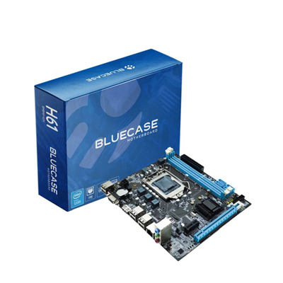 PLACA MAE S1155 BLUECASE BMBH61-G2HG-M2 REV 2.0 BULK DDR3 REDE 10/100/1000 16G