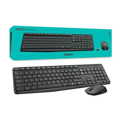 KIT TECLADO E MOUSE S/FIO MK235 LOGITECH
