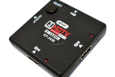 ADAPTADOR SWITCH HDMI 1080P 3P KP-3456 KNUP - Imagem 1
