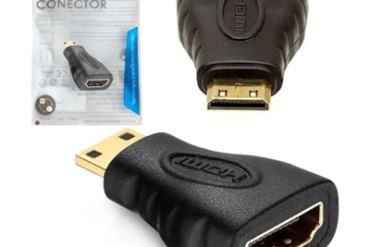 CONECTOR HDMI FEMEA X MINI HDMI MACHO LE-5537 IT-BLUE ADT.010 # - Imagem 1