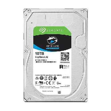 HD INTERNO SATA3 10TB SEAGATE ST10000VE001 SKYHAWK SURVEILLANCE 7200 256MB #