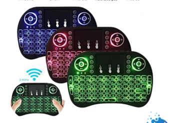 MINI TECLADO SEM FIO COLORIDO PARA SMART E10 # - Imagem 1