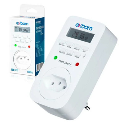 TIMER TEMPORIZADOR DIGITAL BIVOLT 110/220V PROGRAMAVEL