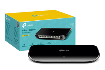 HUB SWITCH 8 PORTAS TP-LINK TL-SG1008D 10/100/1000MBPS GIGABIT # - Imagem 1
