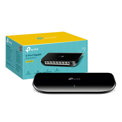 HUB SWITCH 8 PORTAS TP-LINK TL-SG1008D 10/100/1000MBPS GIGABIT #