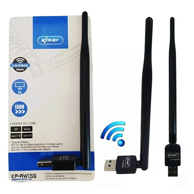 ADAPTADOR WIFI USB 2.0 802.11 KP-AW156 KNUP