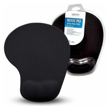 MOUSE PAD COM APOIO PARA PULSO SILICONE MP-AU2319A EXBOM