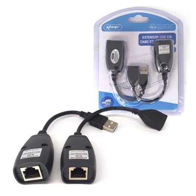 EXTENSOR USB VIA CABO INTERNET RJ45 HB-T88 KNUP