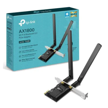 PLACA REDE PCI-E TP-LINK ARCHER TX20E WIFI + BT WIFI6/AX1800 #