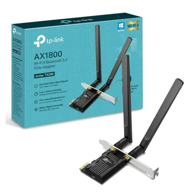 PLACA REDE PCI-E TP-LINK ARCHER TX20E WIFI + BT WIFI6/AX1800 #