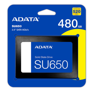 SSD 480GB ADATA SU650 SATA 3 2.5″ ASU650SS-480GT-R #