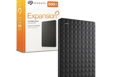 HD EXTERNO 500GB SEAGATE EXPANSION STEA500400 2.5″ USB 3.0 PRETO # - Imagem 1