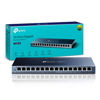 HUB SWITCH 16 PORTAS TP-LINK TL-SG116 10/100/1000MBPS #