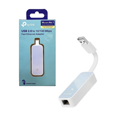 ADAPTADOR RJ45 REDE X USB 2.0 TP-LINK UE200 ETHERNET 10/100MBPS #