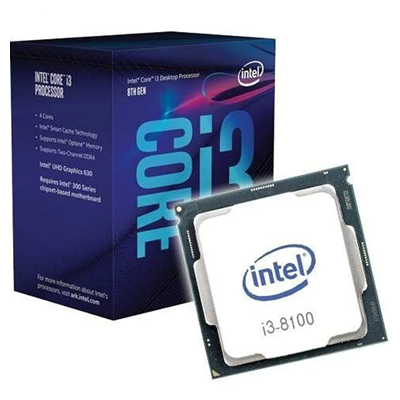 PROCESSADOR INTEL CORE I3-8100 S1151 6MB #