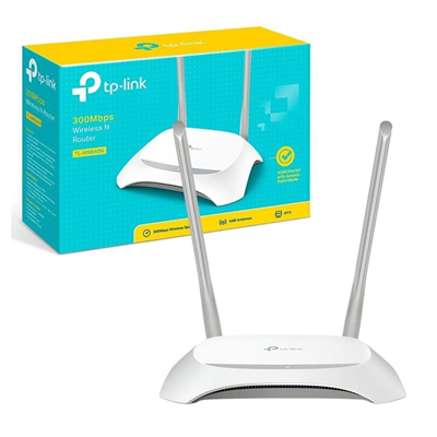 ROTEADOR TP-LINK TL-WR840N W 300MBPS 6.0 PROVEDOR 4LAN/1WAN ANTENA FIXA #