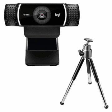 WEBCAM FULL HD 1080P + TRIPE C922 PRO HD LOGITECH