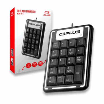 TECLADO NUMERICO USB KN-11BK C3PLUS