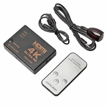 SWITCH 4K HDMI 3 ENTRADAS X 1 SAIDA C/ CONTROLE 2833 #