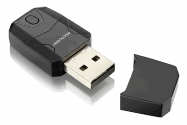 ADAPTADOR WIFI NANO USB 300MBPS C/WPS RE052 MULTILASER - Imagem 1