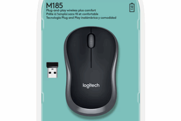MOUSE S/FIO RC/NANO M185 CINZA LOGITECH - Imagem 1