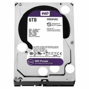 HD INTERNO SATA3 6TB WD PURPLE WD60PURZ #