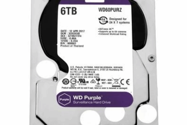 HD INTERNO SATA3 6TB WD PURPLE WD60PURZ # - Imagem 1