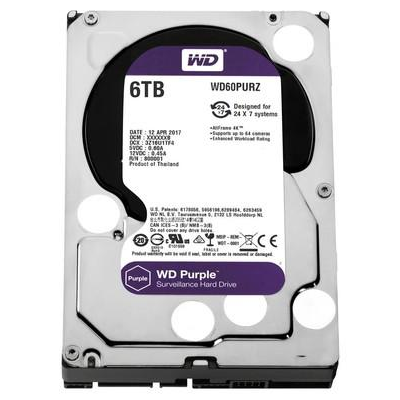 HD INTERNO SATA3 6TB WD PURPLE WD60PURZ #