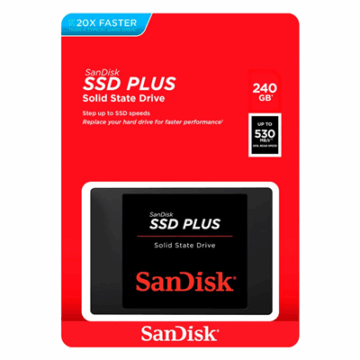 SSD 240GB SANDISK SATA 3 2.5″ G26 PLUS SDSSDA-240G-G26 #