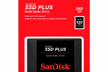 SSD 240GB SANDISK SATA 3 2.5″ G26 PLUS SDSSDA-240G-G26 # - Imagem 1