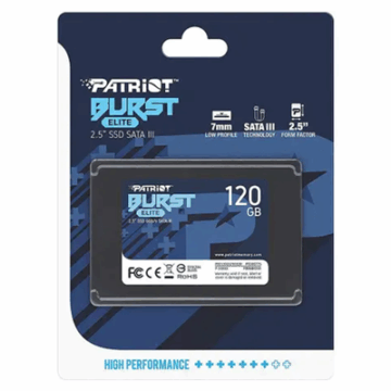 SSD 120GB PATRIOT BURST ELITE SATA 3 2.5″ PBE120GS25SSDR #