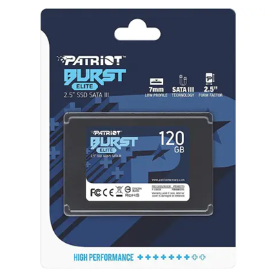 SSD 120GB PATRIOT BURST ELITE SATA 3 2.5″ PBE120GS25SSDR #