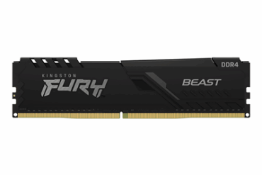 MEMORIA RAM DDR4 8GB PC 3200MHZ KINGSTON FURY BEAST PRETO KF432C16BB/8 # - Imagem 1