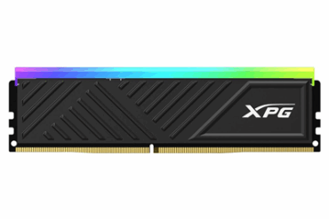 MEMORIA DDR4 8GB PC 3200MHZ ADATA XPG SPECTRIX SBKD35G RGB PRETO # - Imagem 1