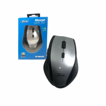MOUSE USB SEM FIO NANO RECEPTOR USB KP-MU400 KNUP