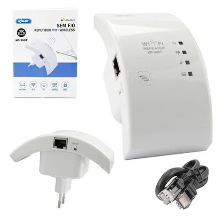 REPETIDOR WIFI S/ FIO WLAN 2.4GHZ KP-3007 KNUP