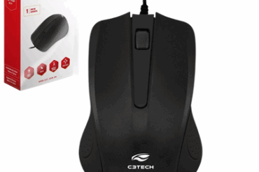 MOUSE USB MS-20BK PRETO C3PLUS/C3TECH - Imagem 1