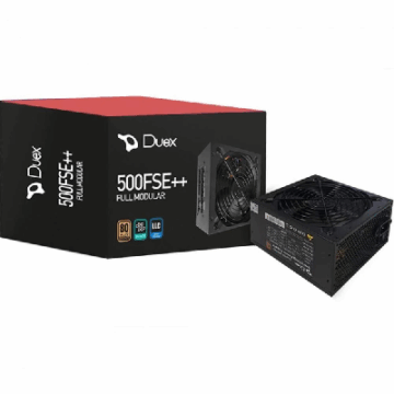 FONTE 500W ATX DUEX DX 500FSE++ 80 PLUS MODULAR
