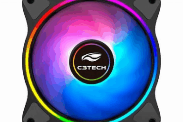 COOLER FAN F7-L250RGB C/ LED 12CM C3TECH - Imagem 1