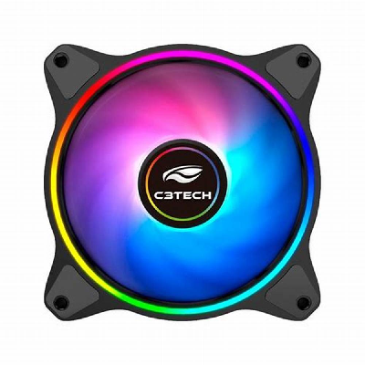 COOLER FAN F7-L250RGB C/ LED 12CM C3TECH