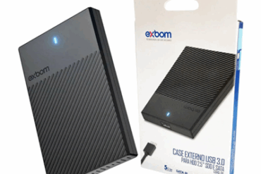 CASE EXTERNO USB 3.0 PARA HDD 2.5″ SSD E SATA CGHD-36 EXBOM - Imagem 1