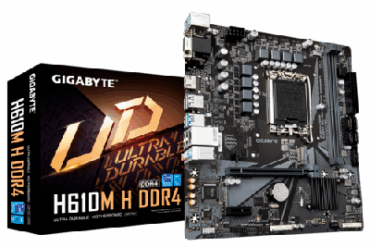 PLACA MAE S1700 GIGABYTE H610M H DDR4 - Imagem 1