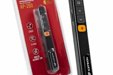 APRESENTADOR SEM FIO COM LASER P/ SLIDE AP-200 C3TECH - Imagem 1