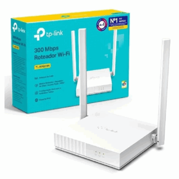 ROTEADOR TP-LINK TL-WR829N 5DBI 2LAN 1WAN 300MBPS ANTENA FIXA #