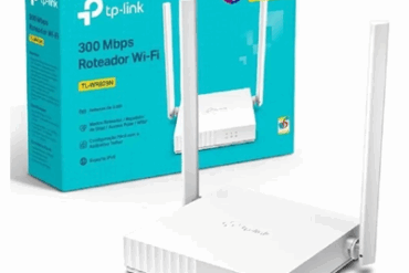 ROTEADOR TP-LINK TL-WR829N 5DBI 2LAN 1WAN 300MBPS ANTENA FIXA # - Imagem 1