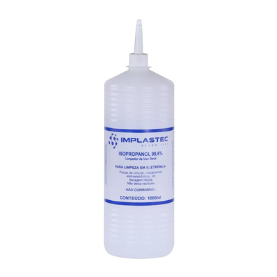 LIMPADOR DE USO GERAL ISOPROPANOL 99,8% 1000ML BICO IMPLASTEC
